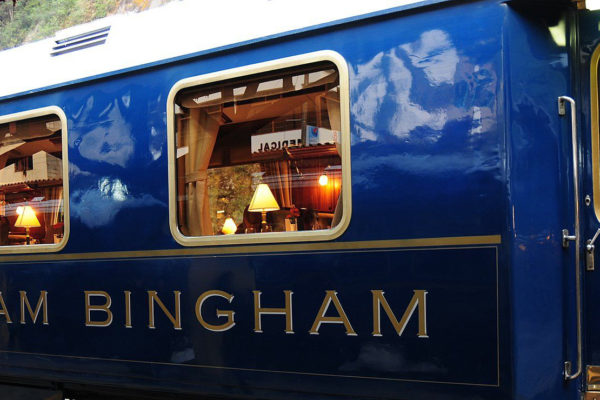 Hiram Bingham, El tren más lujoso del Cusco