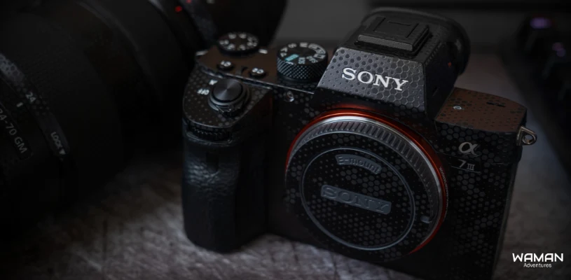 cámara profesional de la marca sony