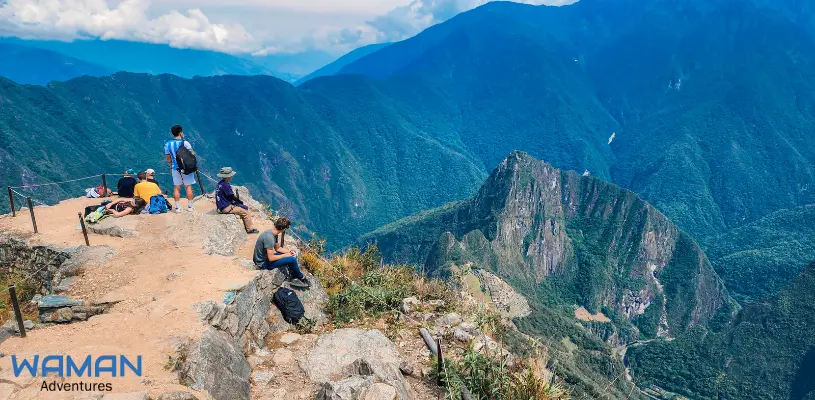 Vista panorámica desde la Montaña Machu Picchu 