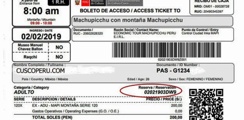 Todo acerca del Boleto de ingreso a Machu Picchu Todo acerca del Boleto de ingreso a Machu Picchu