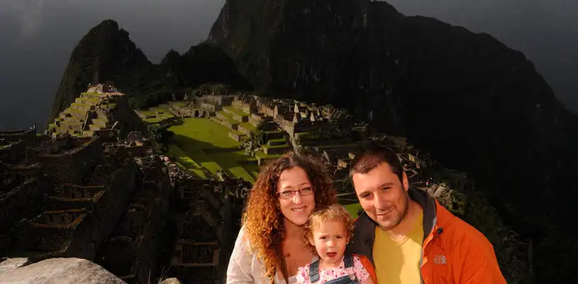 Machu Picchu con niños
