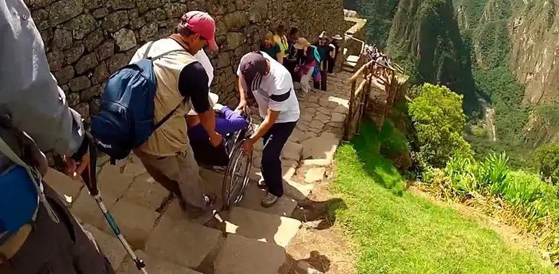 Personas Discapacitadas en Machu Picchu Waman Adventures 3