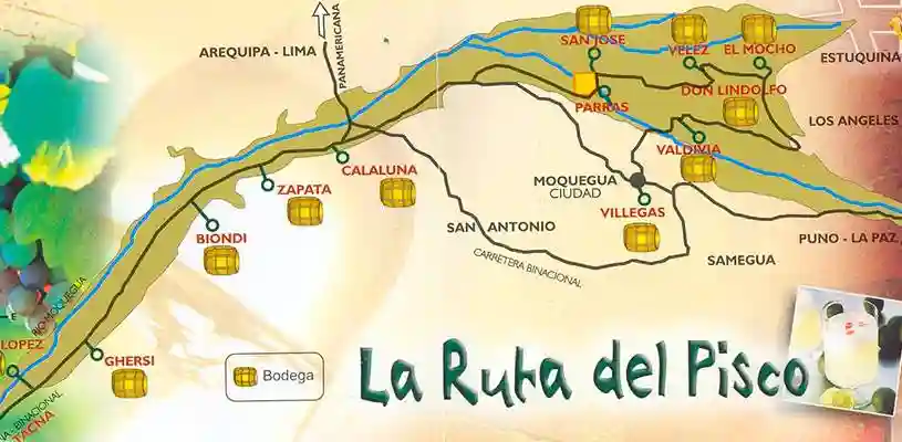 La ruta del Pisco