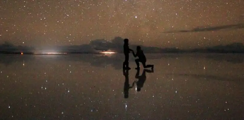 Salar de Uyuni pedida de mano