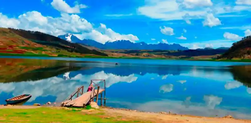 La hermosa Laguna Huaypo, en el valle Sagrado de los Incas