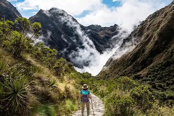 Camino de los Incas hacia Machu Picchu