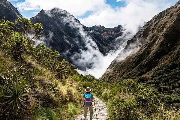 Camino de los Incas hacia Machu Picchu Camino de los Incas hacia Machu Picchu