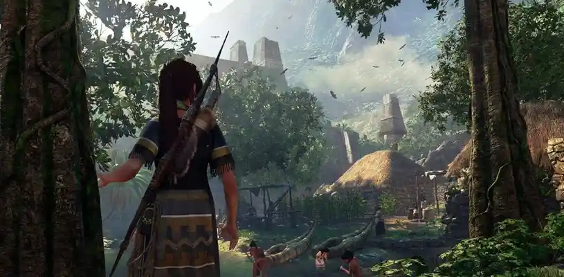 Representación de Paititi, legendaria ciudad perdida de los incas asociada con la Amazonía peruana