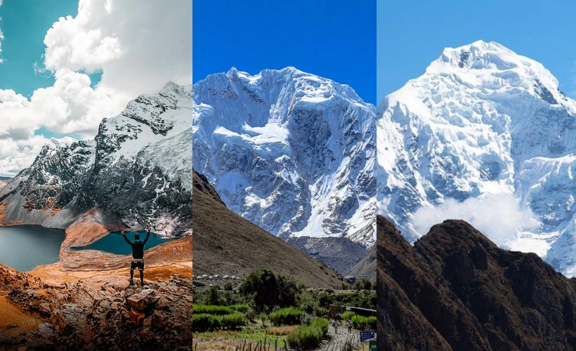 Ausangate, Salkantay, and Veronica Mountain, three of the highest snow-capped peaks near Cusco