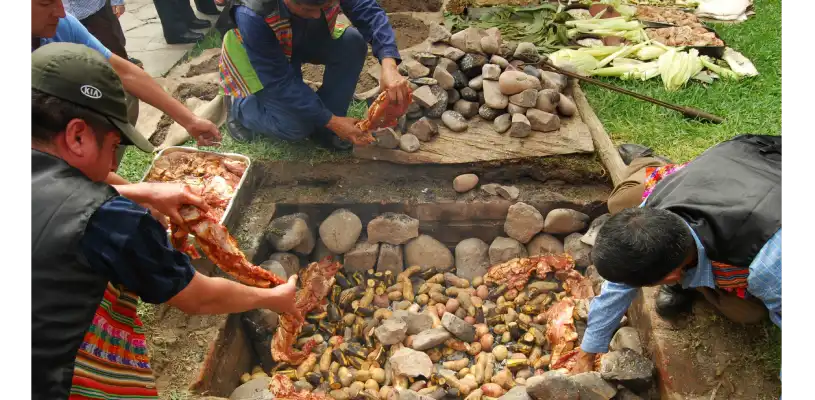 Pachamanca, comida peruana