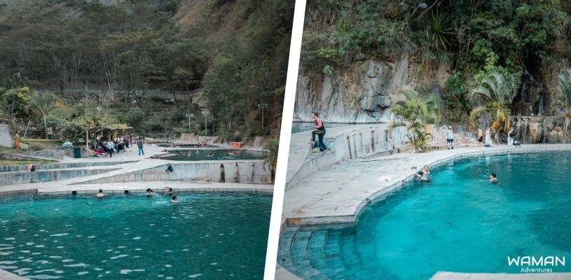 Cocalmayo Hot Springs in the Inca Jungle Trek