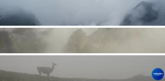 Machu Picchu totalmente nublado