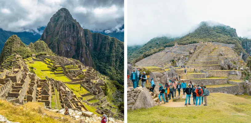 Citadel of Machu Picchu - Where does the Salkantay Trek end