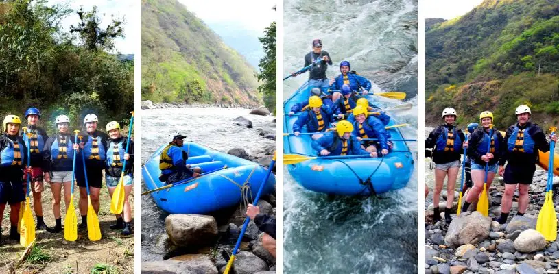 Disfruta del rafting en Cusco.