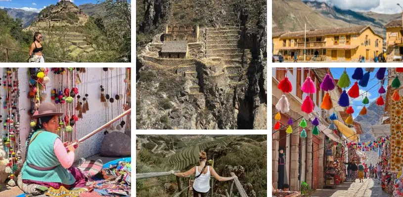 Sitios arqueológicos del Valle Sagrado de los Incas en Cusco.