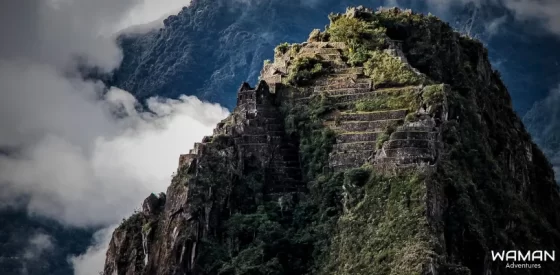La montña huayna Picchu que esta en machu picchu