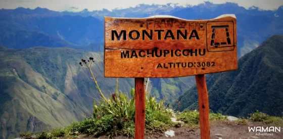 Fotografía de la cima de la montaña Machu picchu