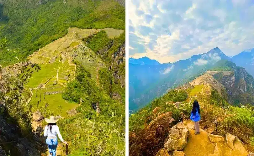 Huchuy Picchu, the smaller peak offering unique views over Machu Picchu.
