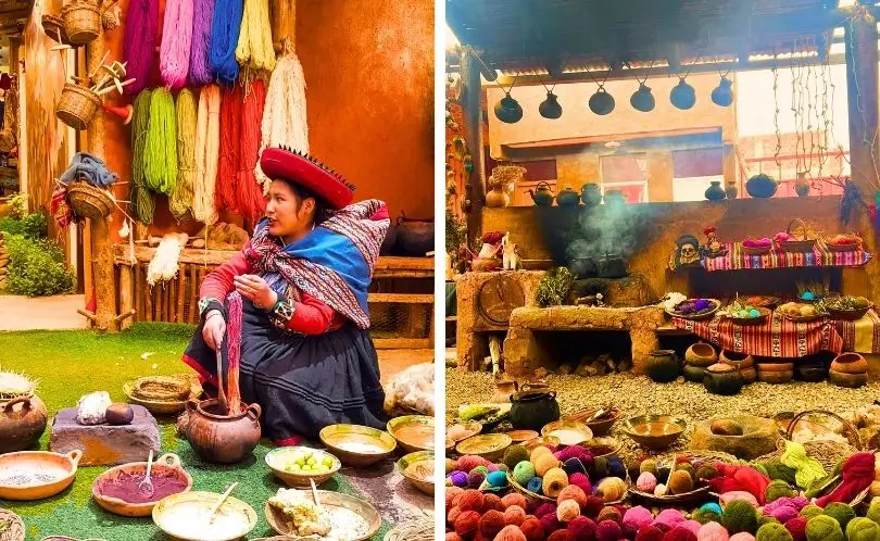 Las mujeres del distrito de Chinchero en Cusco son reconocidas por su habilidad como tejedoras.