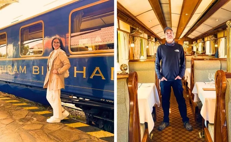 Los turistas que eligen el tren Hiram Bingham viajan a través del lujo.
