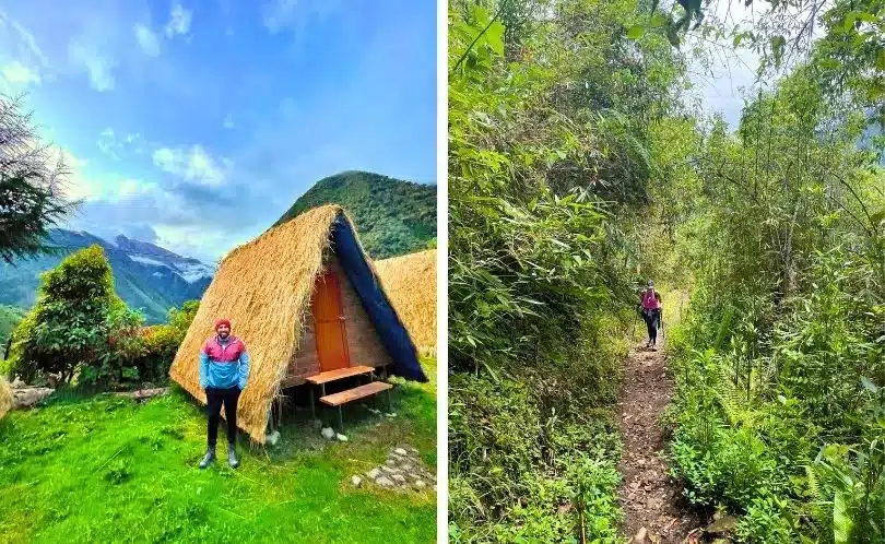 El turista se encuentra atravesando la zona de Chaullay.