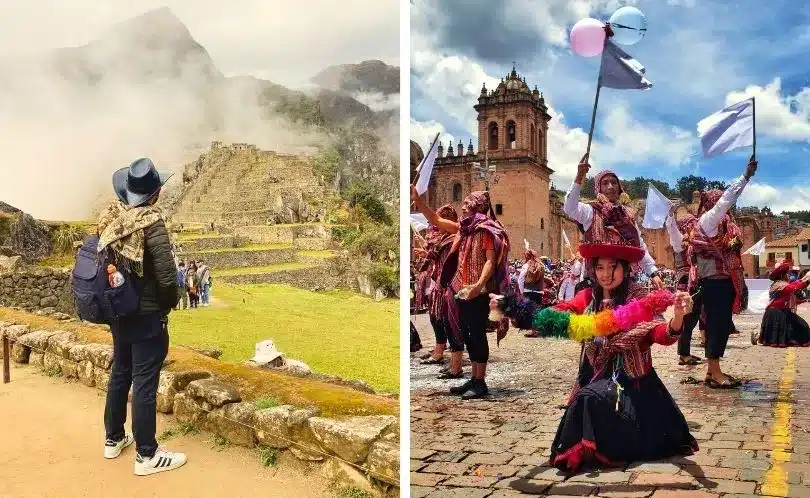 El viajero pudo conoce el clima en Machu Picchu mes a mes, y pudo conocer los carnavales. 