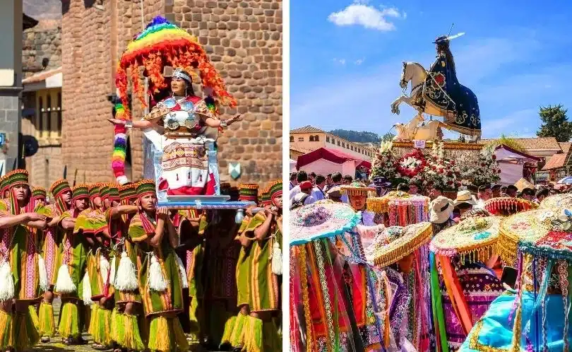En este mes se lleva a cabo la recreación del Inti Raymi, comenzando en el Qoricancha y recorriendo la Plaza Principal.