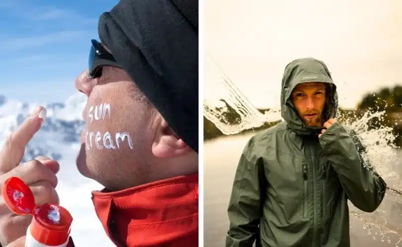 Los turistas llevan solo lo esencial para la temporada de lluvias en Uyuni.