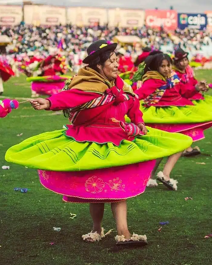 Danzante de la Virgen de la Candelaria en Puno