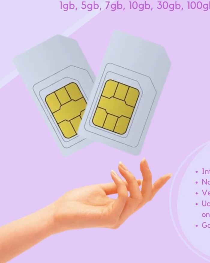 Una nota importante aclara que esta SIM no permite recibir llamadas telefónicas, ya que está enfocada en el uso de datos.