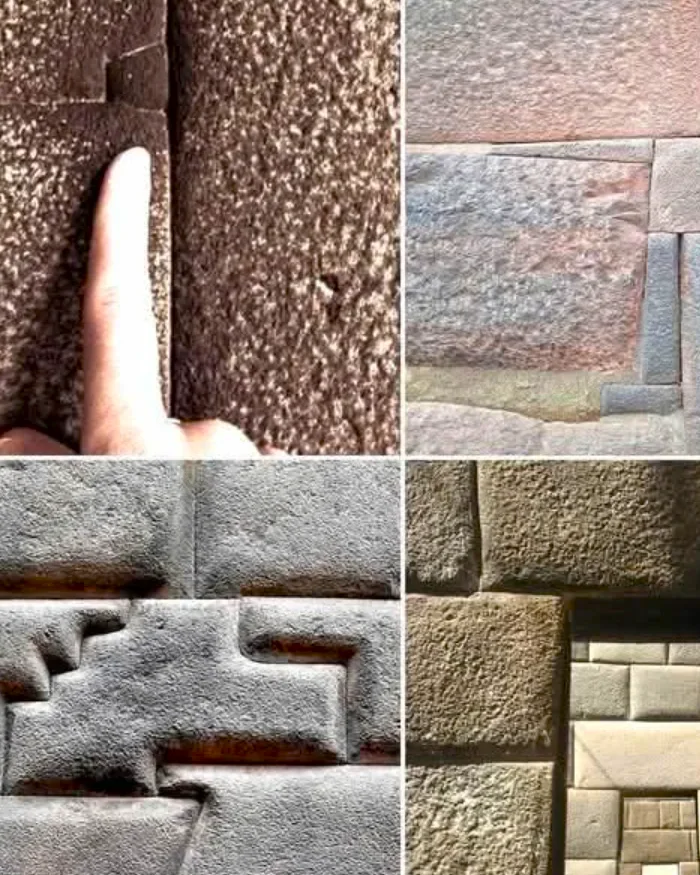 Las piedras presentan un acabado liso y regular, característico de la arquitectura imperial inca.