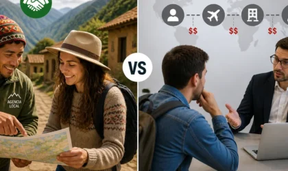 Viajar a Perú por tu cuenta vs agencia: qué conviene más en 2026 Viajar a Perú por tu cuenta vs agencia: qué conviene más en 2026