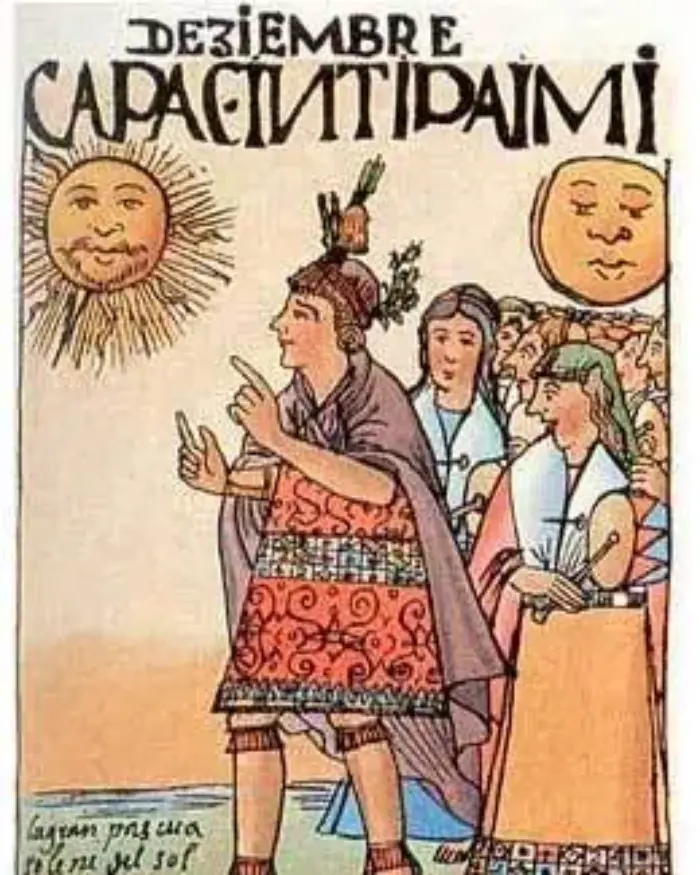Imagen del calendario incaico Cápac Inti Raymi
