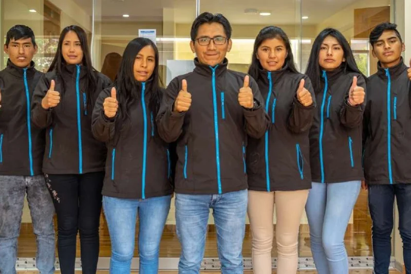 Waman Adventures team members together in Cusco