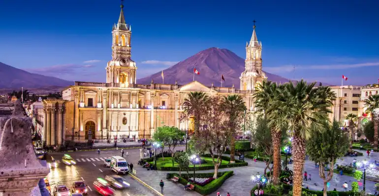 Historic architecture in Arequipa