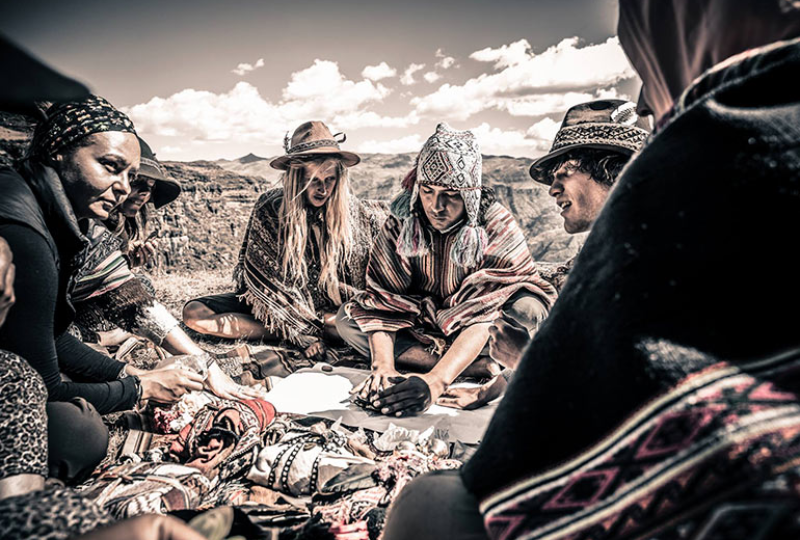 Cerimônia de Wachuma em Cusco — Foto 2