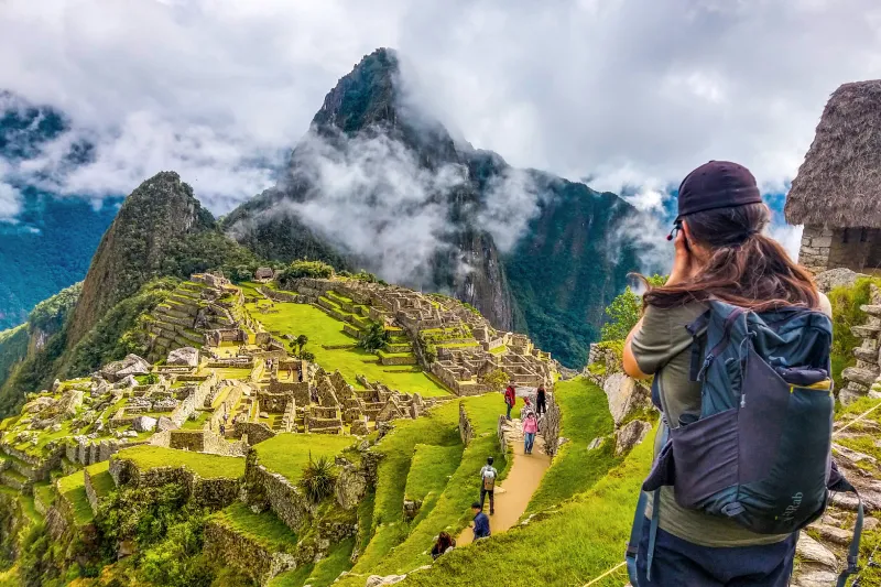 Inca Trail scenery on the way to Machu Picchu