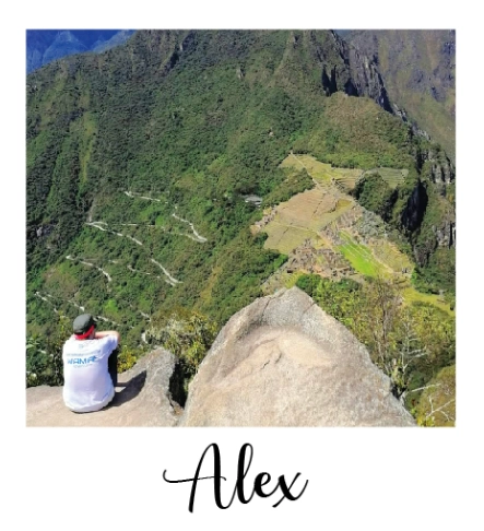 Lembranças de viagem de Alex